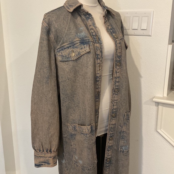 Free People Denim Jeans Duster - Picture 8 of 12